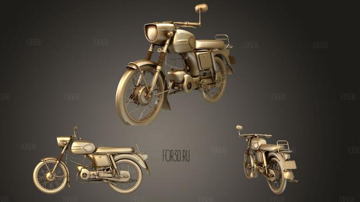 Generic motorcycle stl model for CNC